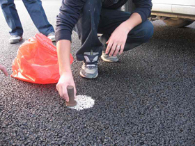 云南新河高速ogfc排水降噪路面试验路段的完成,为我司高粘度改性沥青
